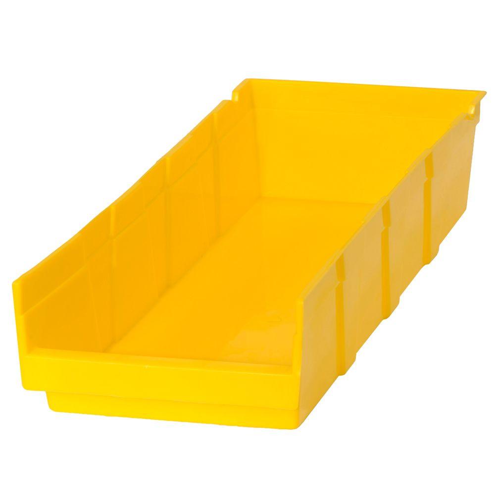 Edsal 3.4 Gal. Stackable Plastic Storage Bin in Red (12Pack)PB8504R