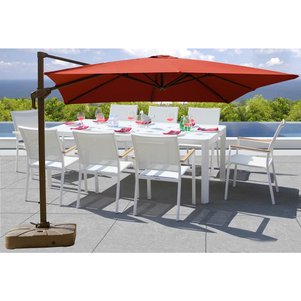 Unbranded Isola 10 Ft Cantilever Square Parasol Patio Umbrella In Sunbrella Fabric Canvas Henna Um100rcb2033 The Home Depot - Patio Umbrellas Sunbrella Fabric Unbranded Isola 10 Ft Cantilever Square Parasol Patio Umbrella In Sunbrella Fabric Canvas Henna Um100rcb2033 The Home Depot - Patio Umbrellas Sunbrella Fabric