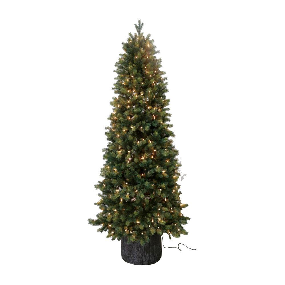 thumbnail image 2 of 6 Ft Pre-Lit Premium Green Blue Fir Artificial Christmas Tree With 600 Multi Color LEDs 2 of 4