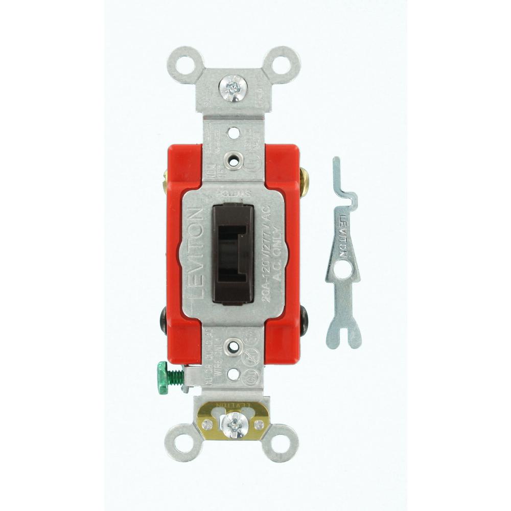 Leviton 4 Way Switch Brown