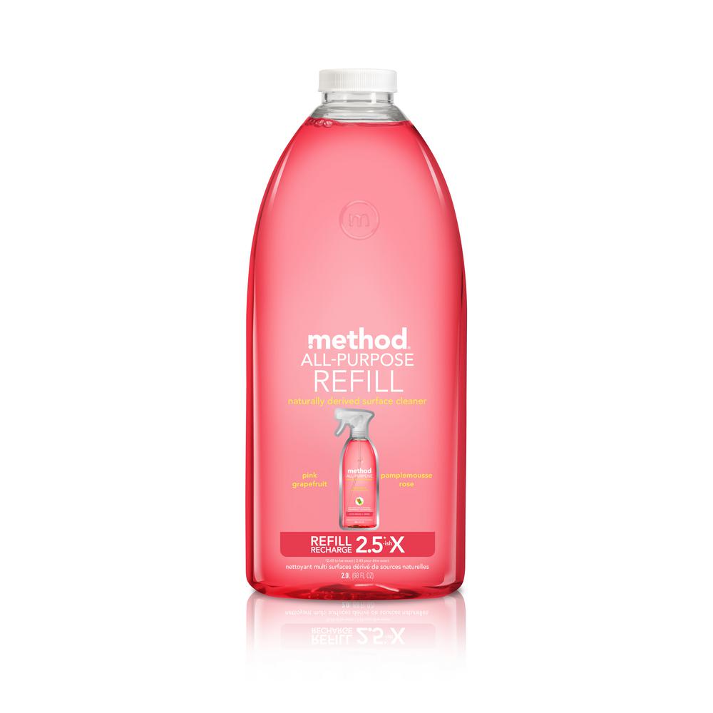 Method 68 Oz Granite Refill 01756 The Home Depot 68 Oz Apc Pinkgrpfrt Refill