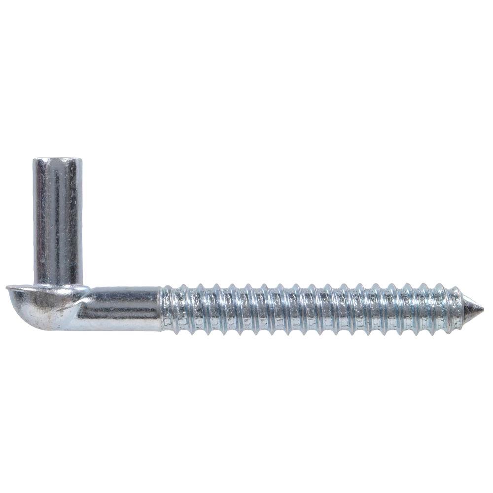 The Hillman Group 1/2 x 4 in. Gate Screw Hook in ZincPlated (5Pack