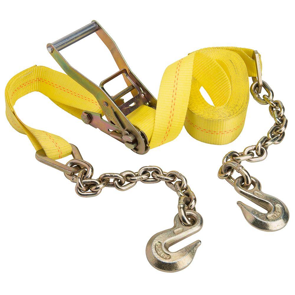 Keeper 2 in. x 27 ft. x 10,000 lb. Ratchet with Chain End04650 The