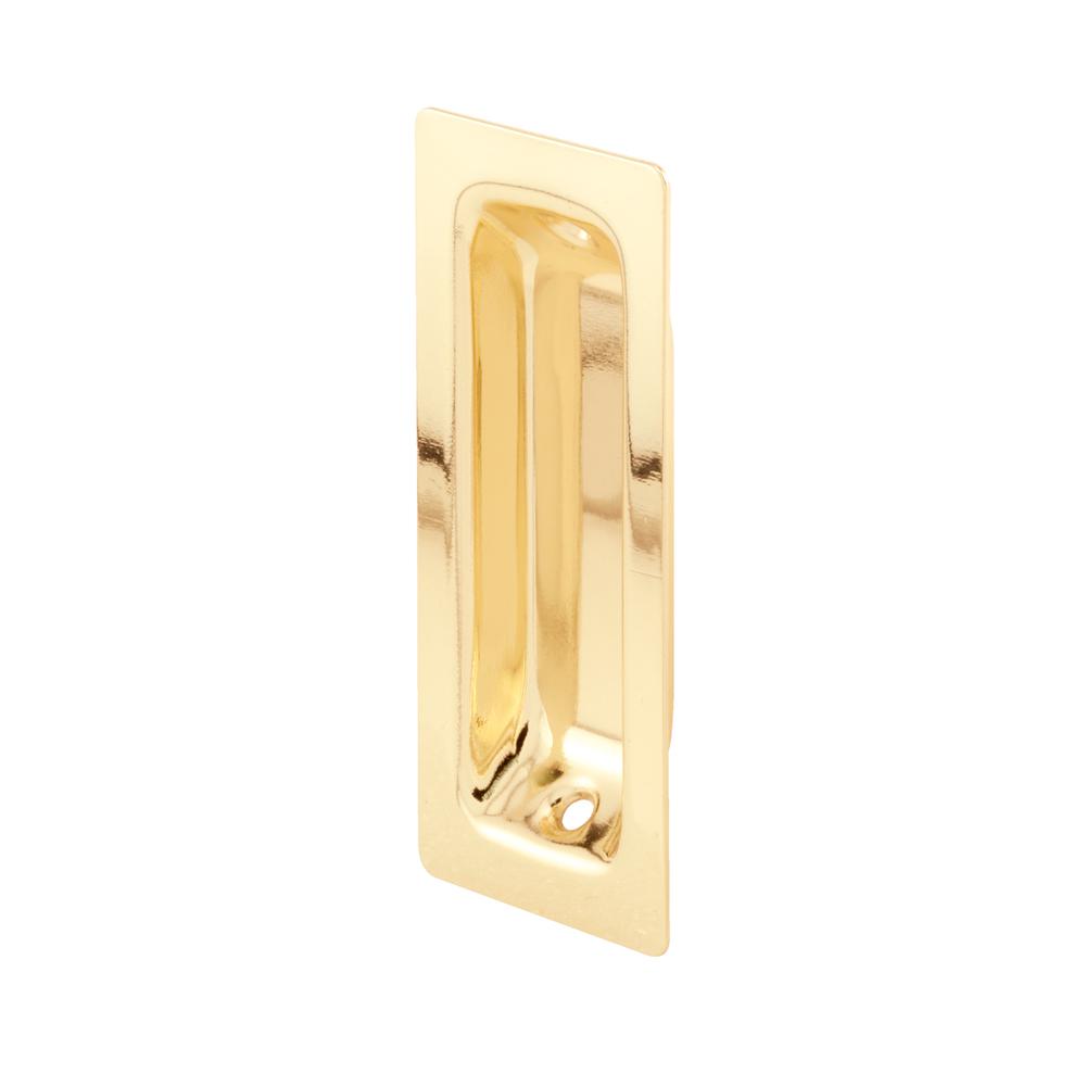 Prime Line 3 In Brass Oblong Finger Pulls 2 Pack