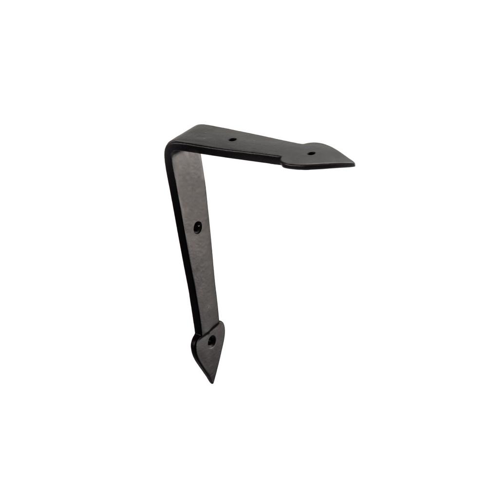 Richelieu Hardware 25 lbs., 531/32 in. Iron Matte Black Shelf