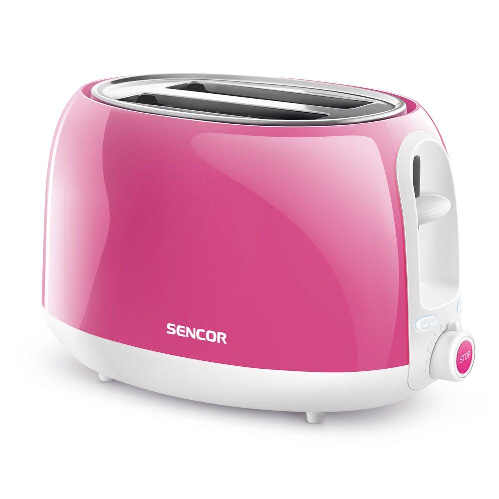 Sencor 2Slice Solid Pink Toaster STS2708RSNAA1 The Home Depot