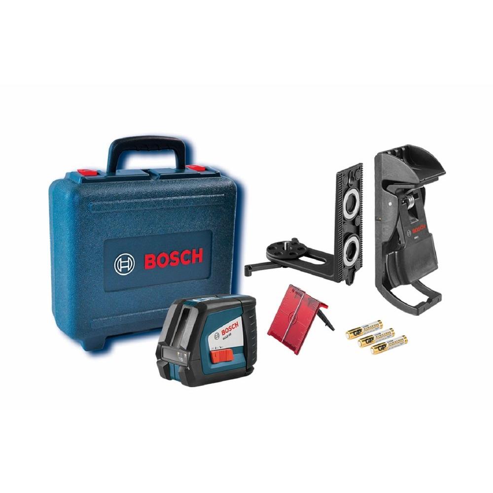 Bosch Cross Line Self Leveling Laser Level with BM3 Positioning Device