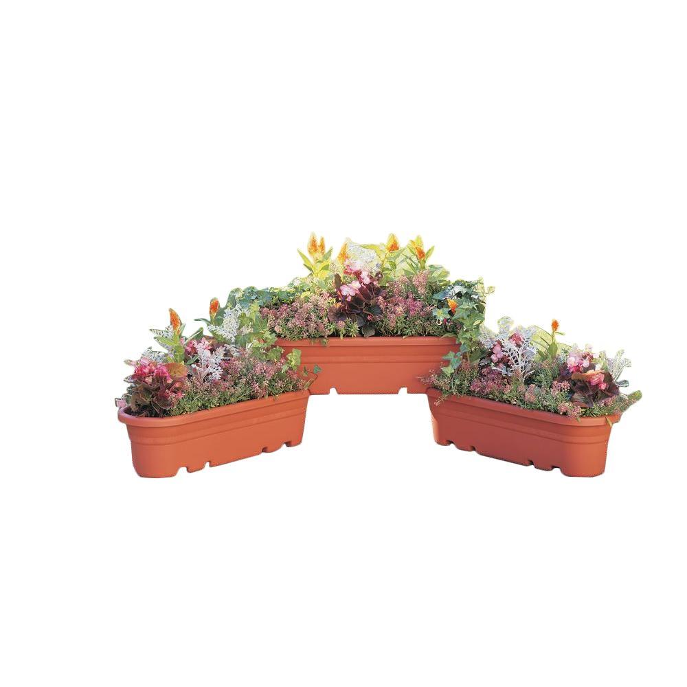 Stackapot Resin Stackable PlanterRZJMIN0 The Home Depot