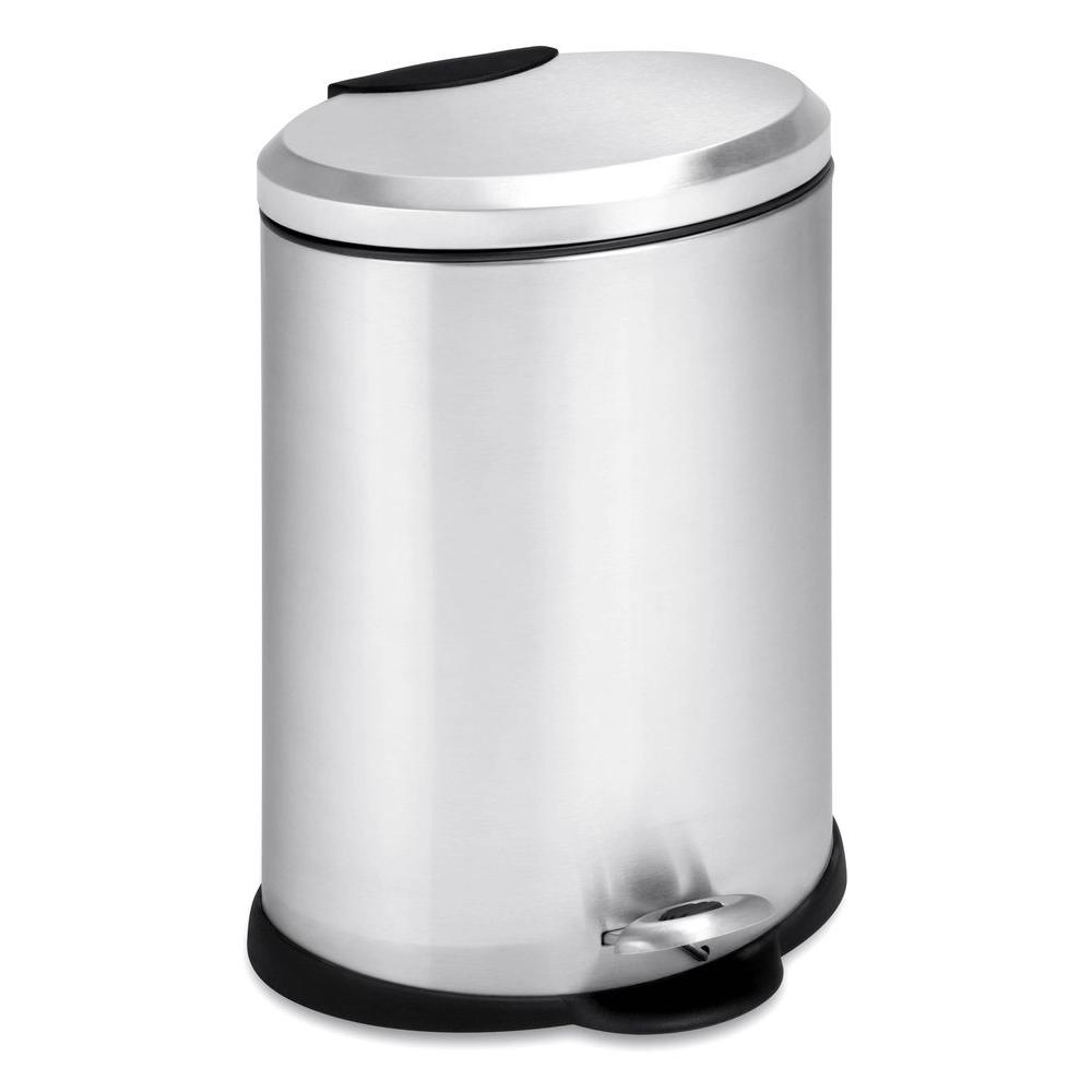 Nine Stars 3.2 gal. Brushed Stainless Steel Motion Sensing Touchless ...