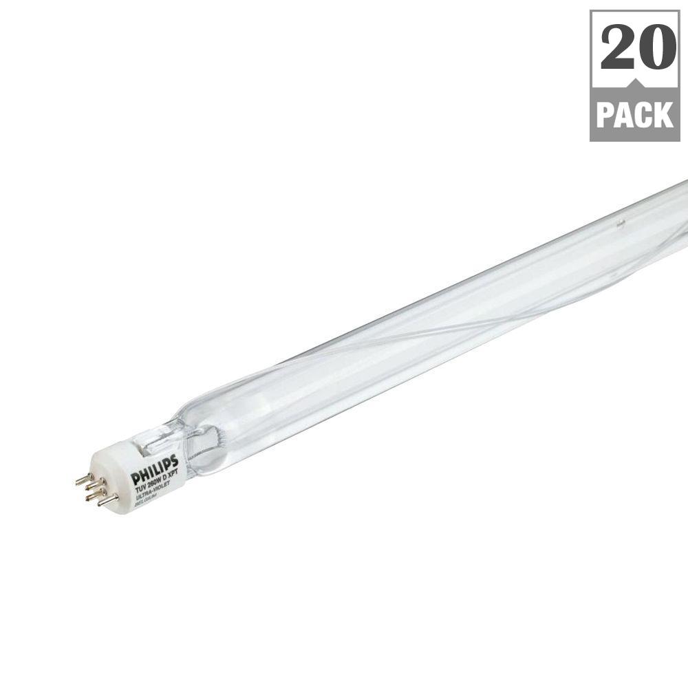 Philips 325 Watt 5 Ft Germicidal 4 Pin G10 2q High Output Tuv Philips 325 Watt 5 Ft Germicidal 4 Pin G10 2q