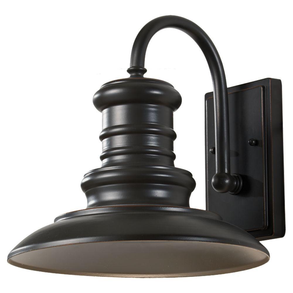 Feiss Redding Station Medium 1 Light Restoration Bronze Outdoor 12 5 Redding Station Medium 1 Light Restoration Bronze Outdoor 12 5 In Wall Mount Lantern