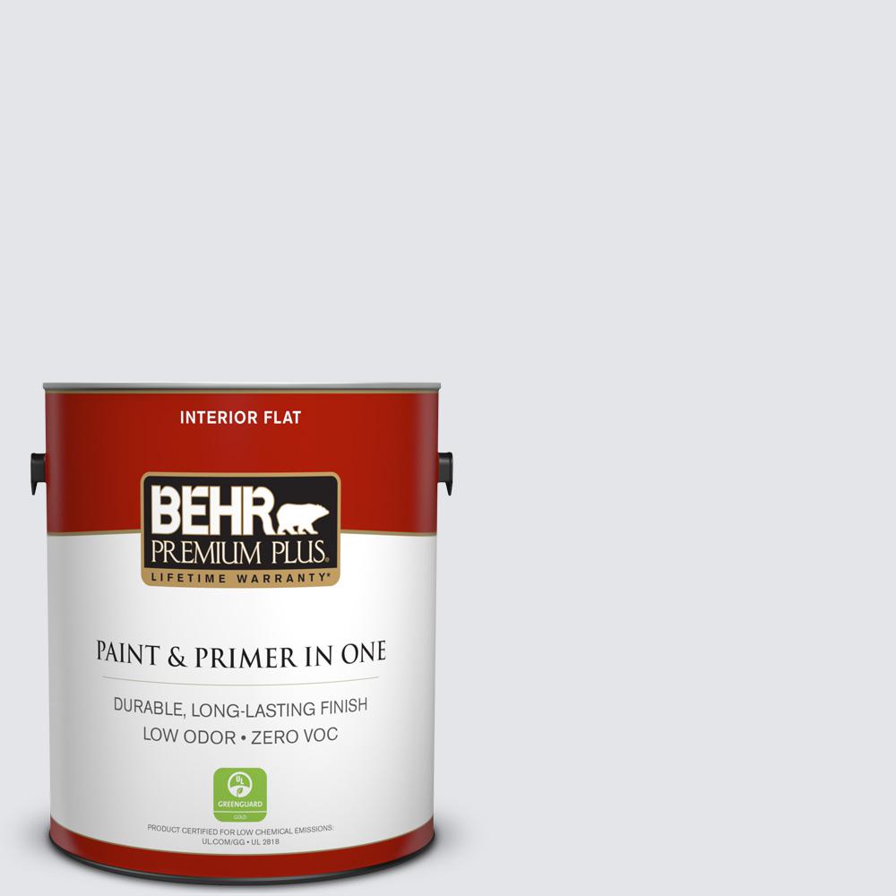 BEHR Premium Plus 1 gal. BWC03 Lively White Flat Zero VOC Interior