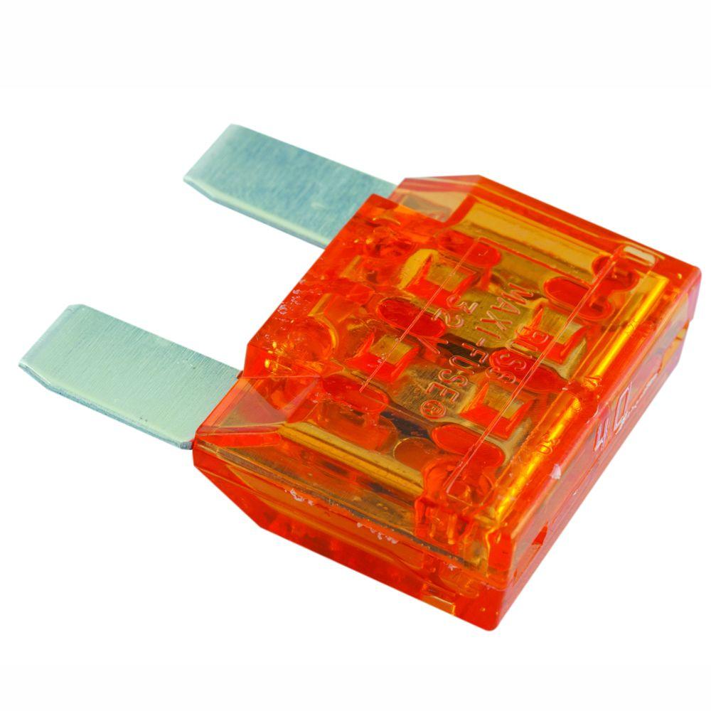 Crown Bolt Non Time Delay Two-Blade MAX Fuse in Orange
