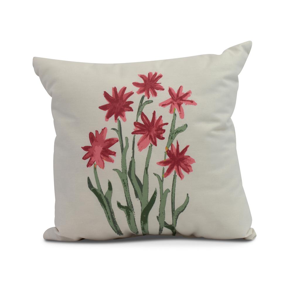 Daffodils Rust Decorative Floral Throw Pillow Pf1117re5 20 The