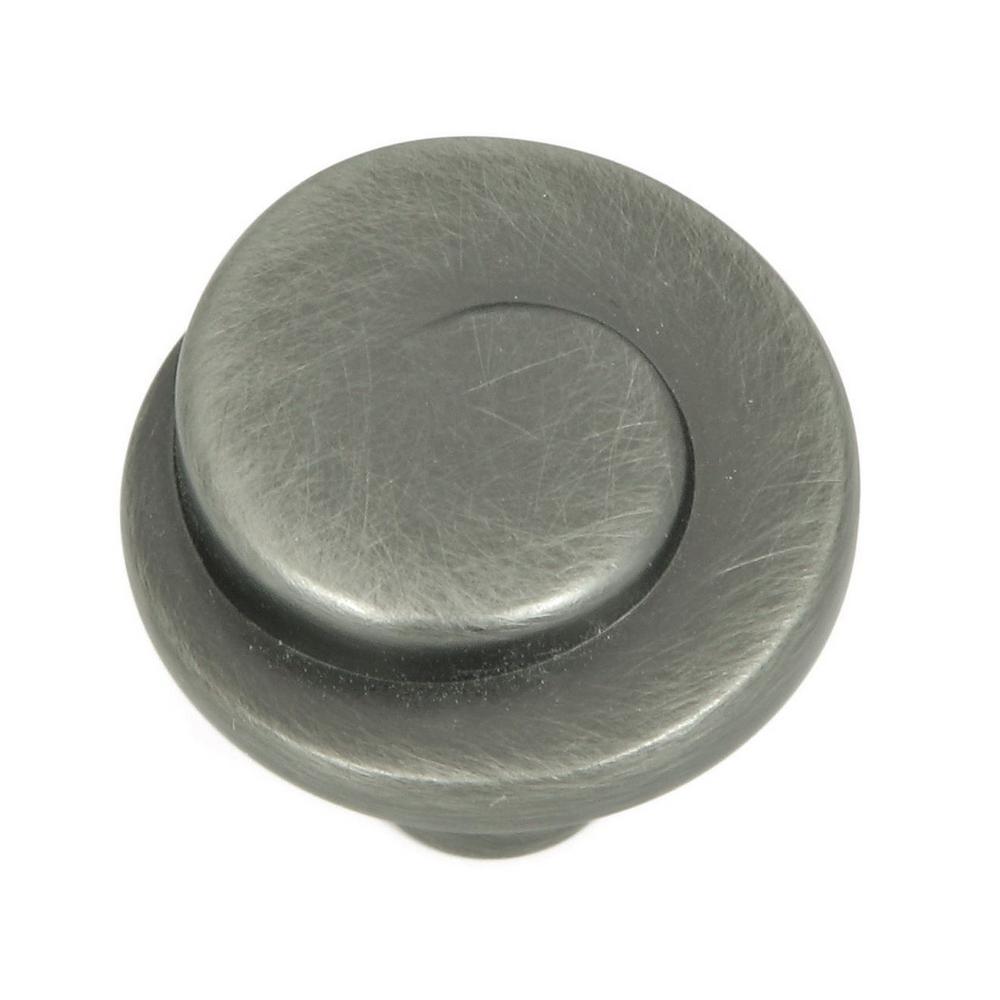 Stone Mill Hardware Hawthorne 1 1 8 In Weathered Nickel Round