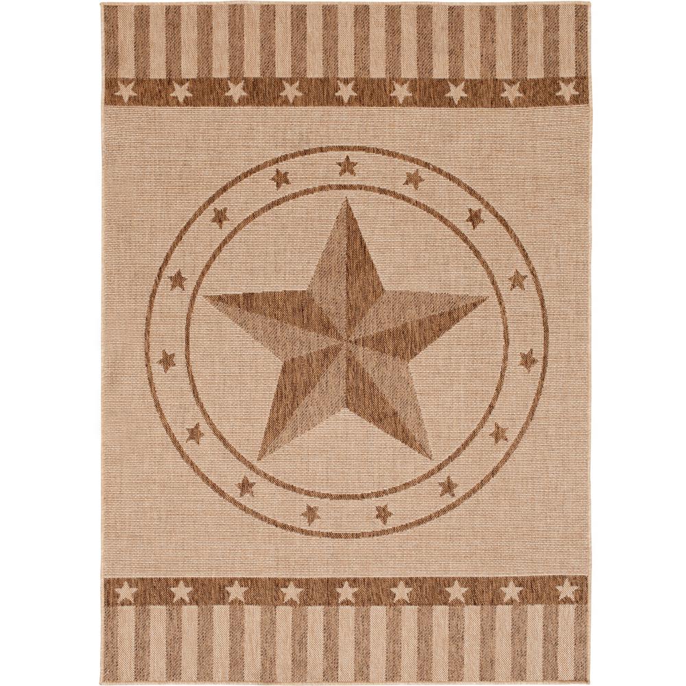 Lone Star Natural Earth 6 Ft 6 In X 9 Ft Indoor Outdoor Area