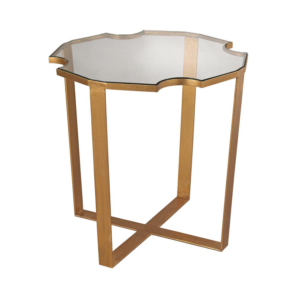 An Lighting Cutout Top Gold Leaf Side Table Tn 892426 The Home An Lighting Cutout Top Gold Leaf Side Table