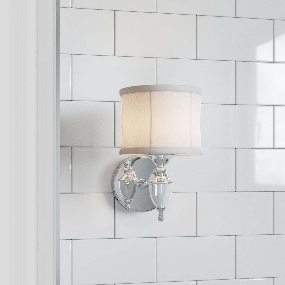 modern chrome bathroom sconces