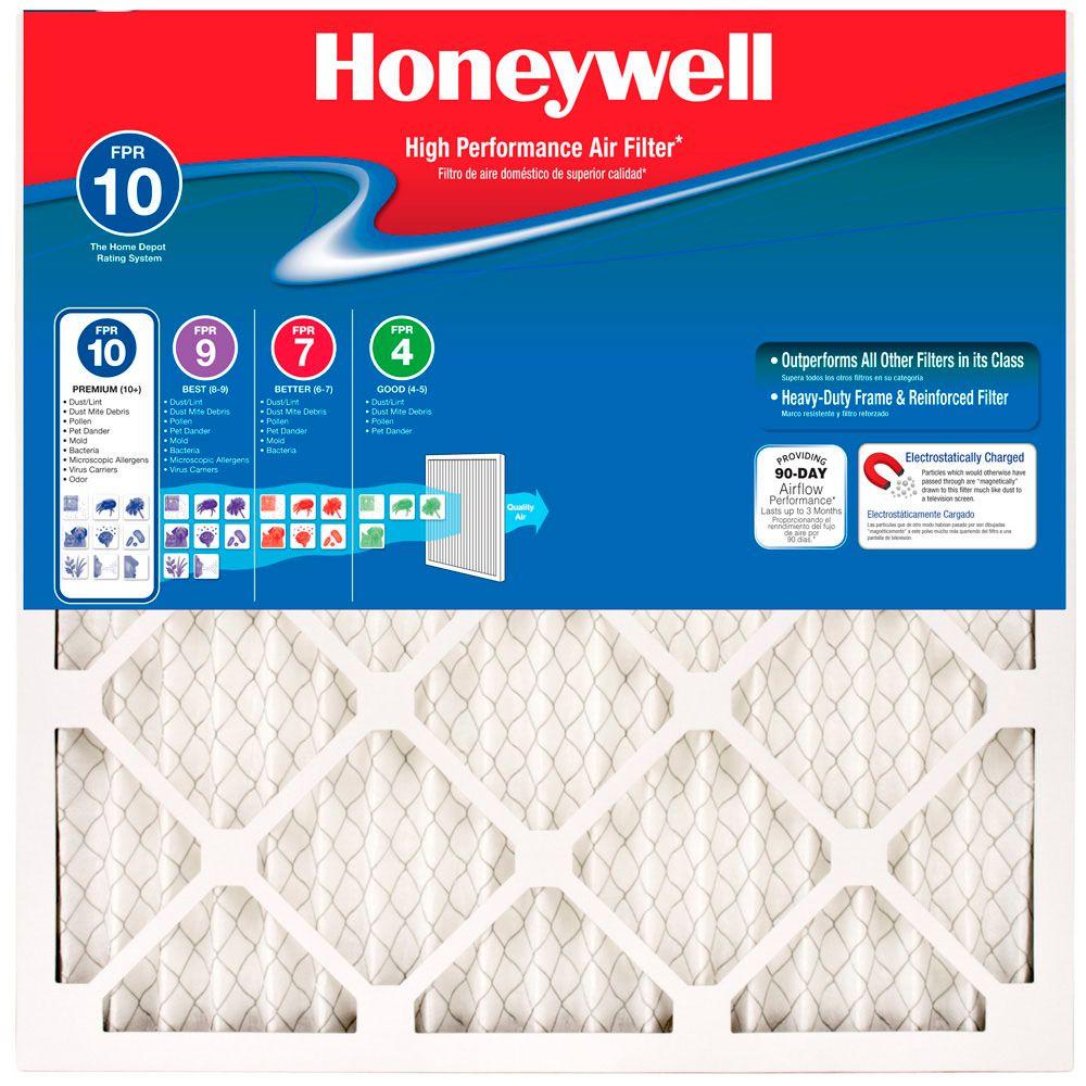 Honeywell 12 x 24 x 1 Elite Allergen Pleated FPR 10 Air Filter (Case of