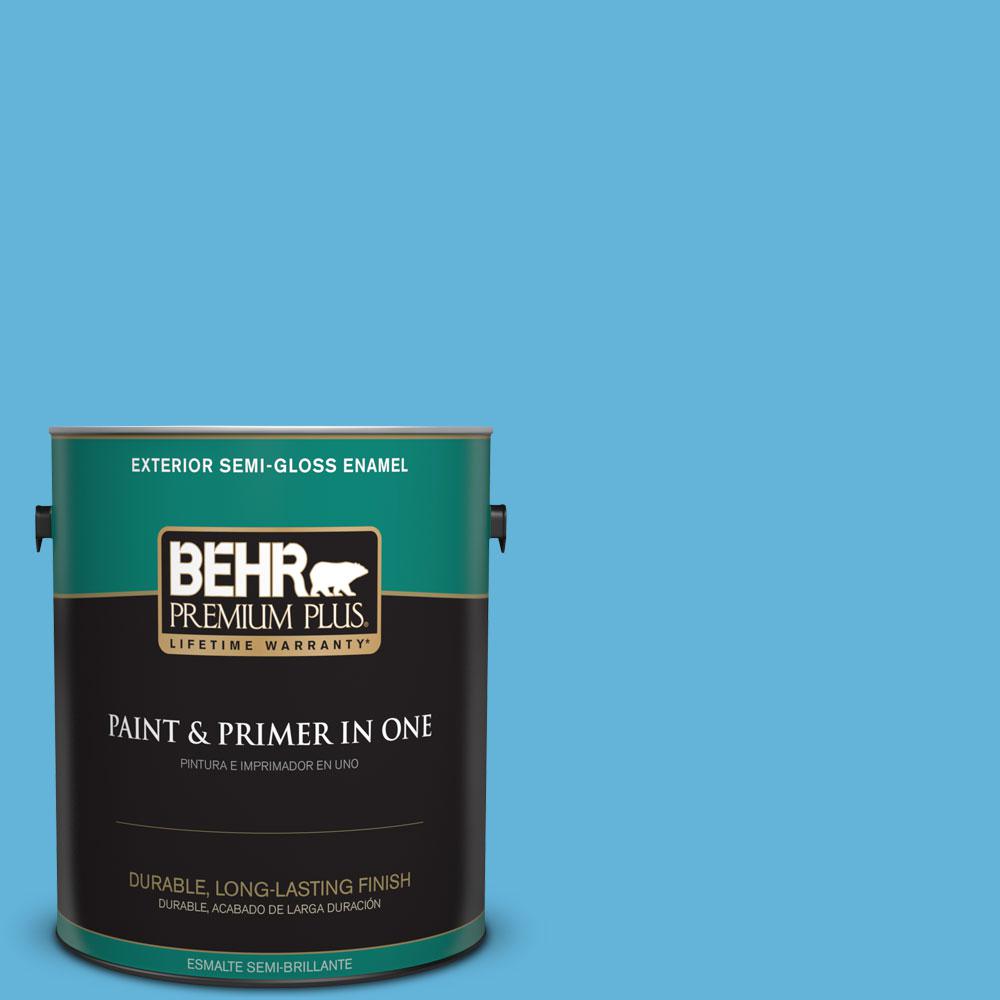 BEHR MARQUEE 1gal. 320E3 Riviera Sand SemiGloss Enamel Exterior Paint545401 The Home Depot