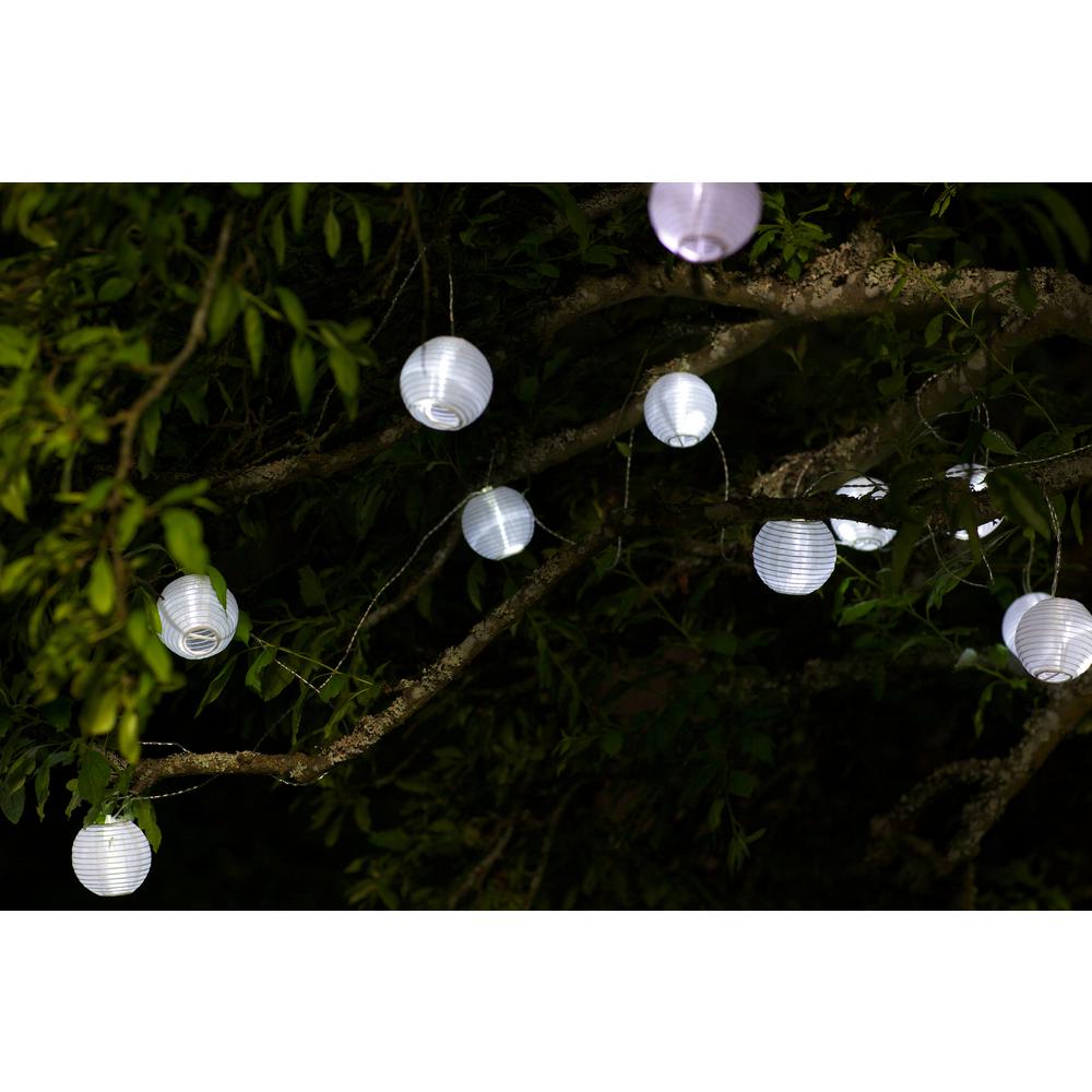 Night Glowing Garden Smart Solar Crystal Ball Light String with 20 Shining LED/'s