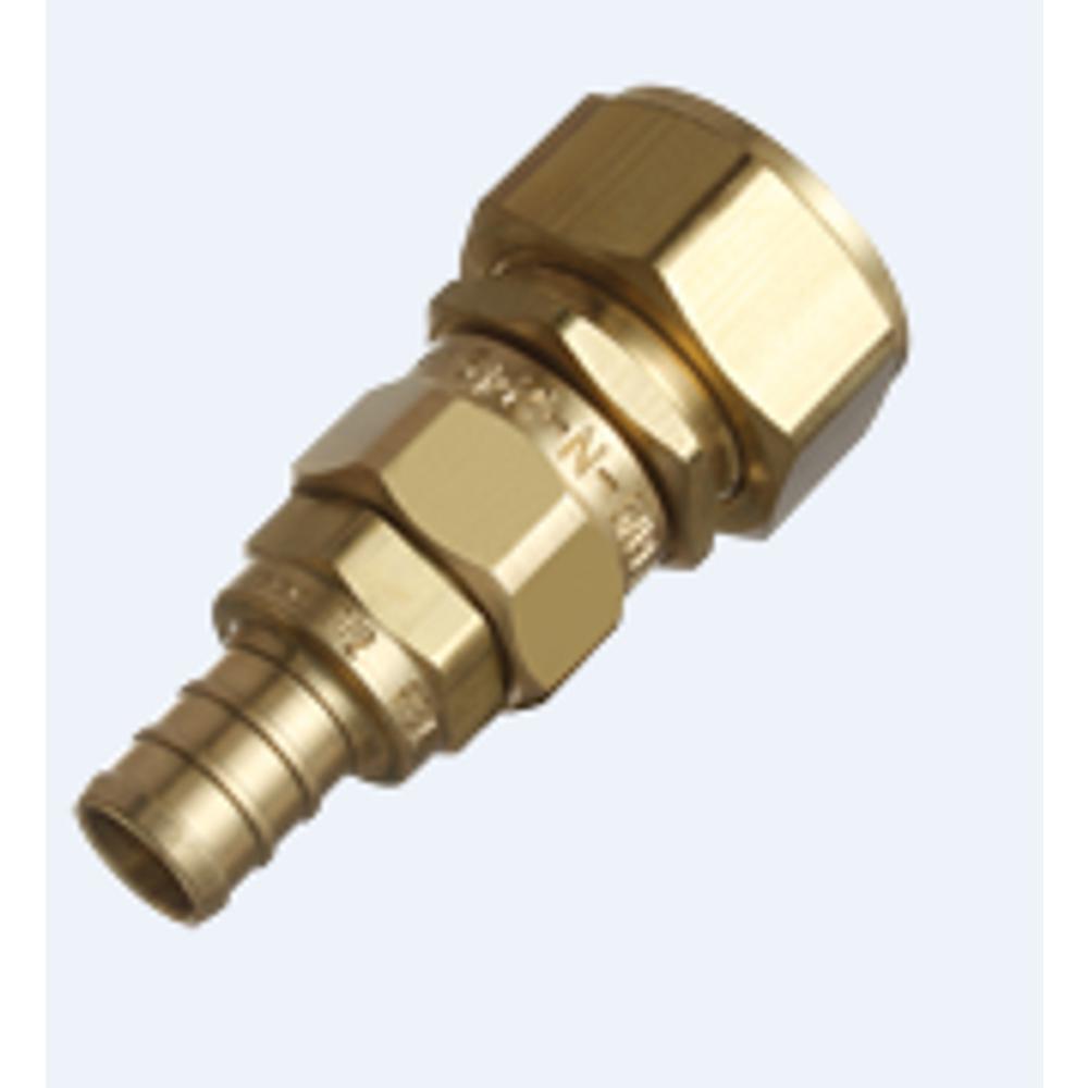 Kitec Transition Fitting 1/2 in. PEXALPEX Comp x 1/2 in. Crimpex (PEX)520K3PX3 The Home Depot