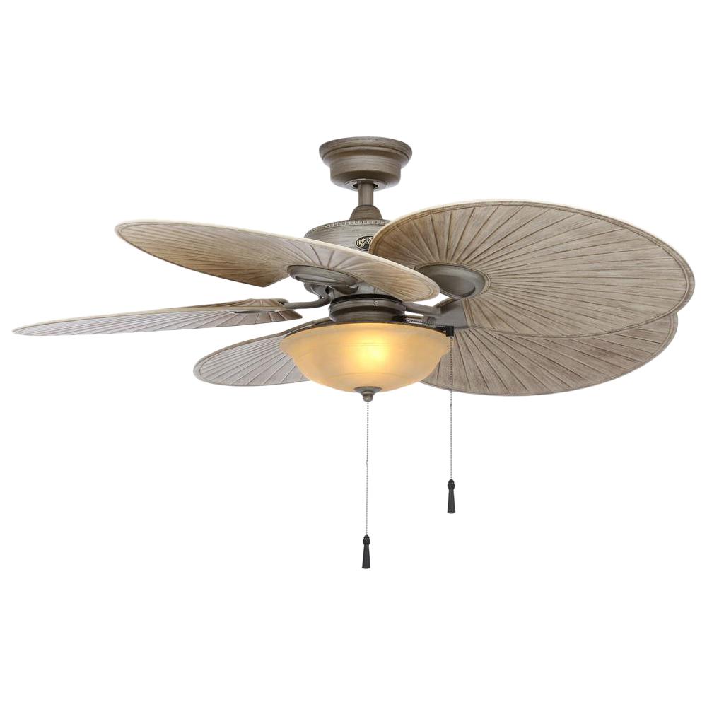 Havana 48 In Led Indoor Outdoor Cambridge Silver Ceiling Fan With Light Kit