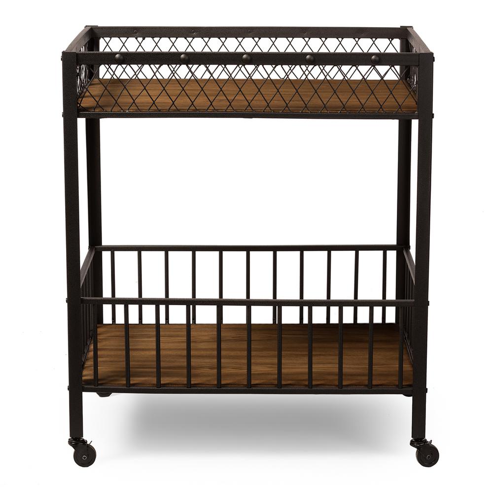 Baxton Studio Bentley Um Brown Wood Serving Cart 28862 6642 Hd Baxton Studio Bentley Um Brown Wood Serving Cart