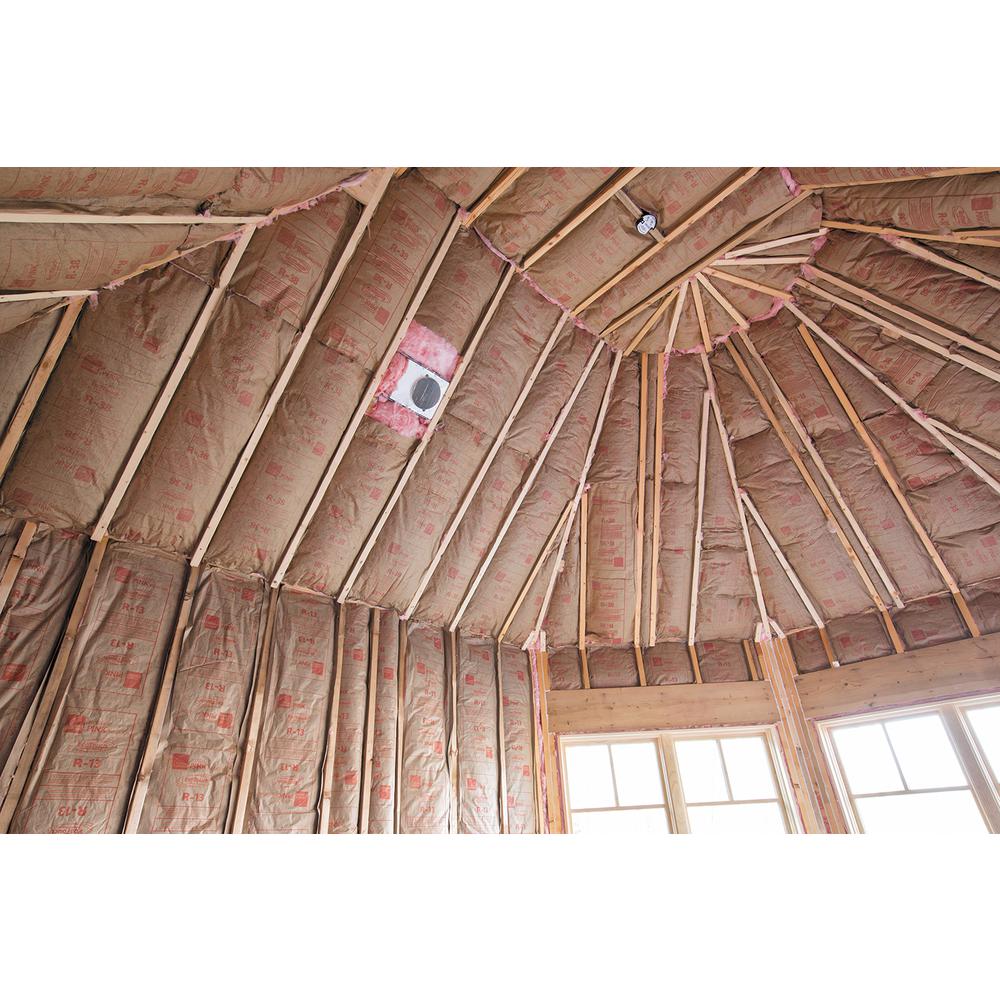Owens Corning R 30c Ecotouch Pink Cathedral Ceiling Kraft Faced R 30c Ecotouch Pink Cathedral Ceiling
