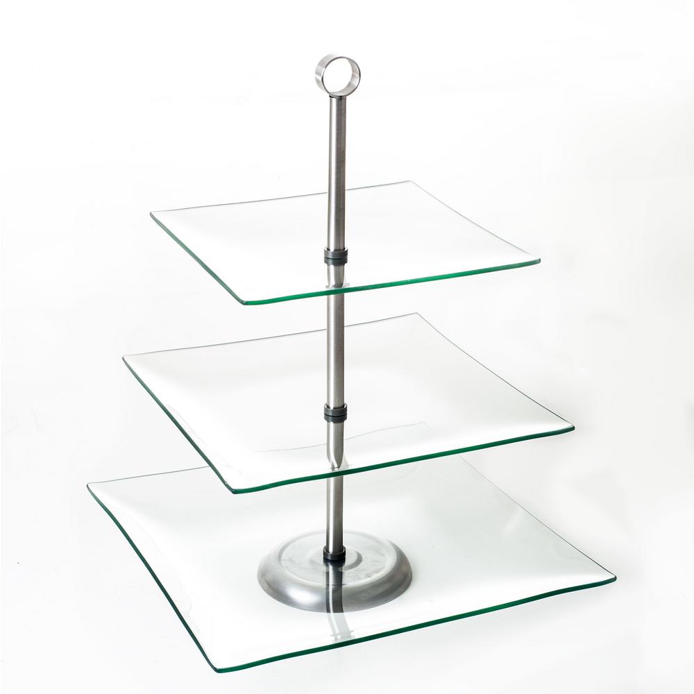 glass cake stand with dome cover