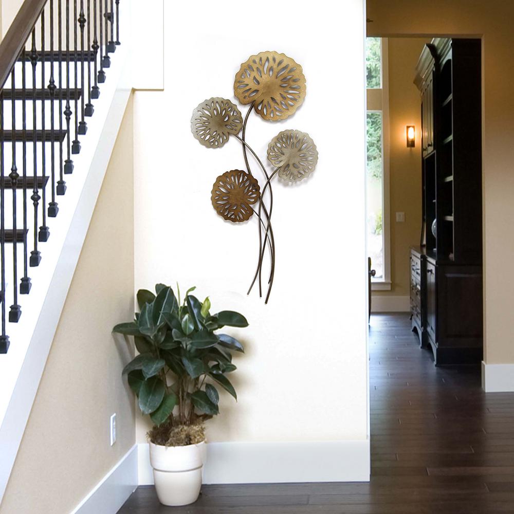 Stratton Home Decor Stratton Home Decor Water Lilies Wall Decor