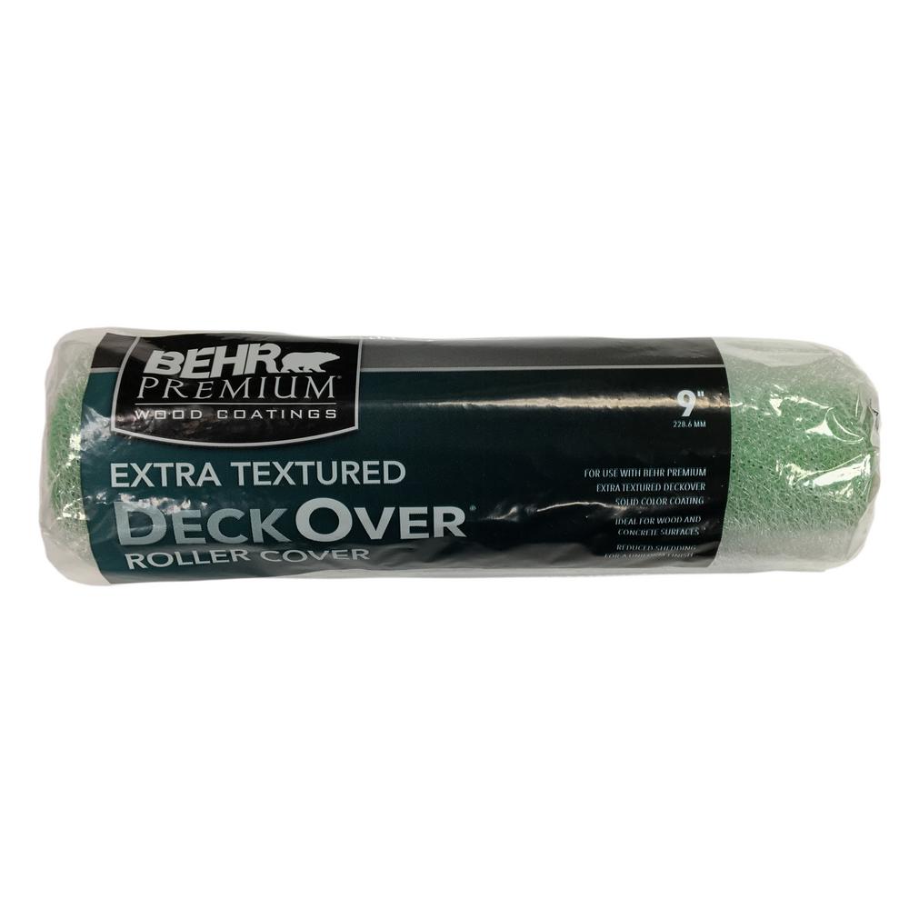 BEHR 9 in. x 1/2 in. Nap Extra Textured DeckOver Roller CoverHD RC 111