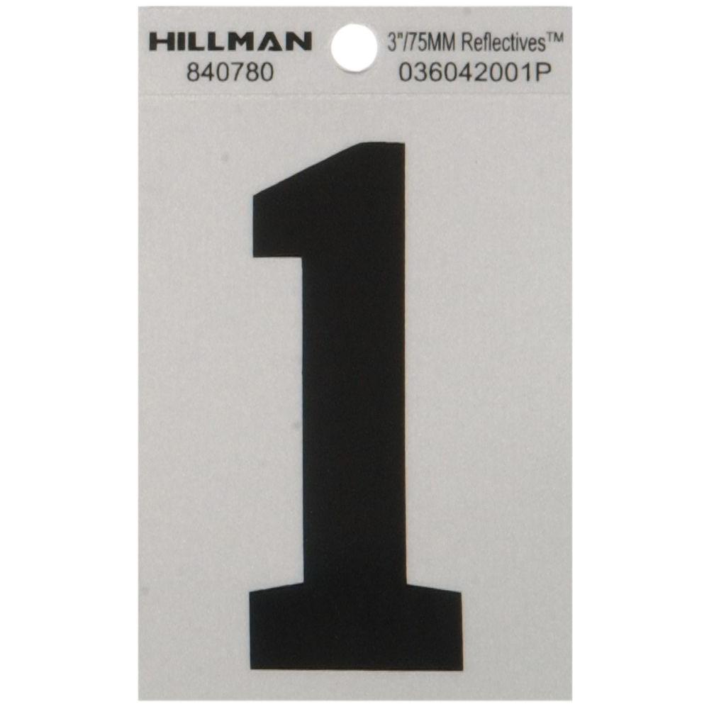 The Hillman Group 3 In. Vinyl Number 1-840780 - The Home Depot