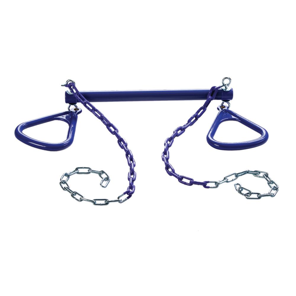 Triangle Rings And Trapeze Bar Violet