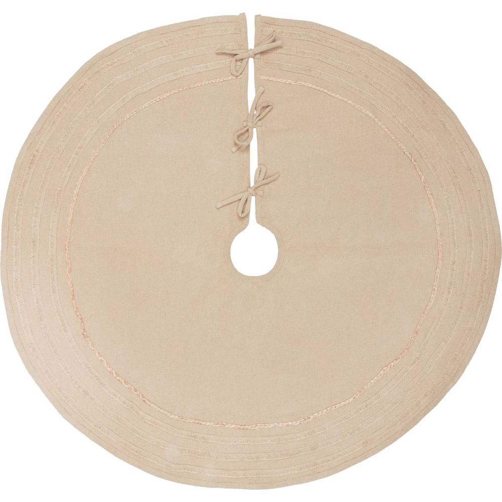 Burlap Vintage Antique Creme White Farmhouse Christmas Decor Tree Skirt Burlap Vintage Antique Creme White Farmhouse Christmas Decor Tree Skirt