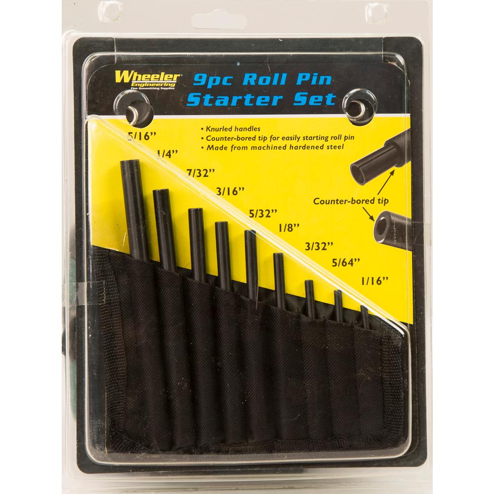 Punches Hand Tools Grip 9 pc Gunsmithing Roll Pin Starter Punch ...