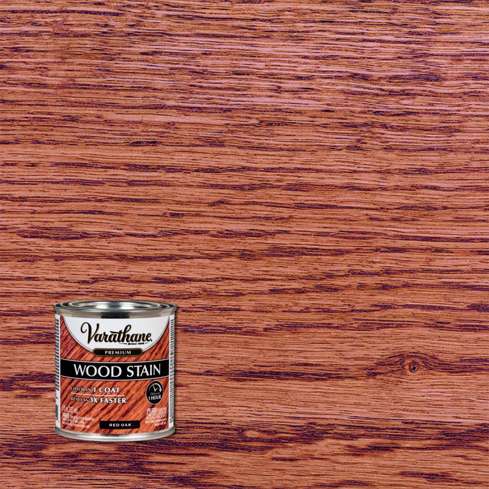Varathane 8 oz. Red Oak Premium Fast Dry Interior Wood Stain266269