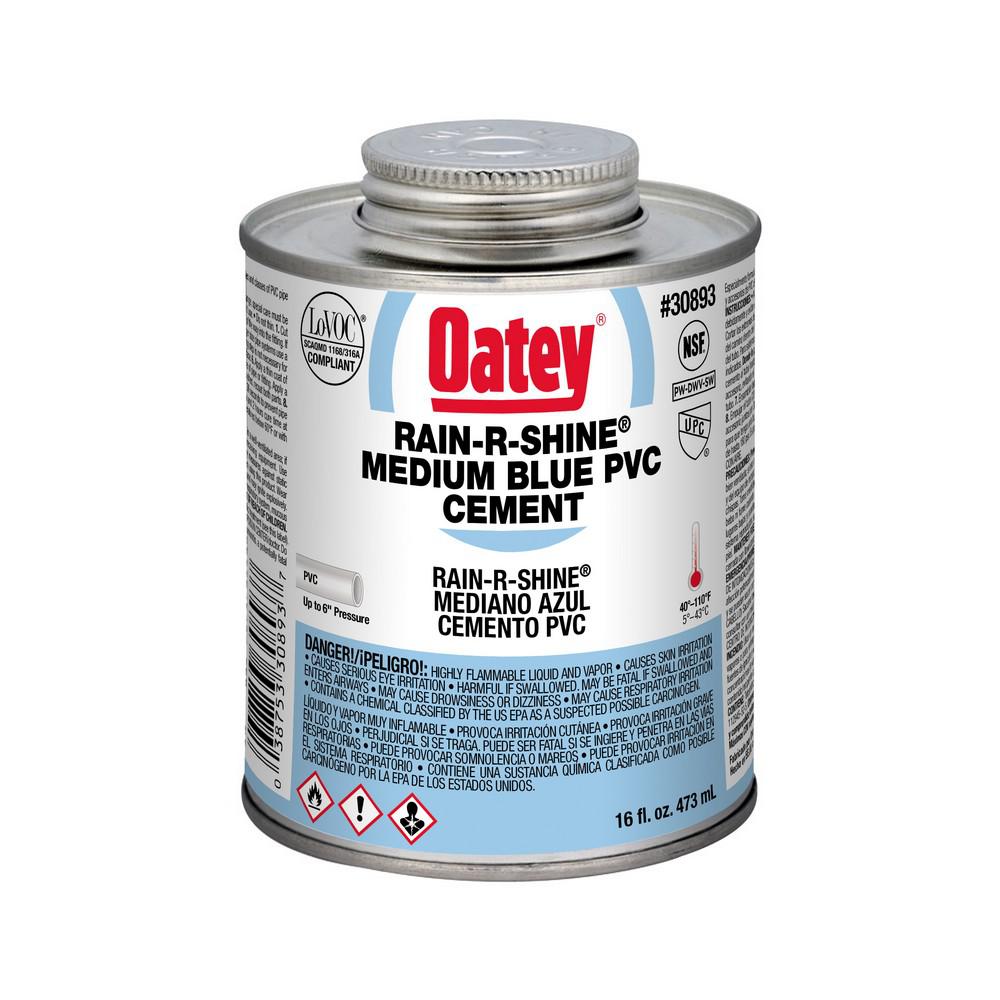 Oatey Rain-R-Shine 16 oz. PVC Cement-308933 - The Home Depot