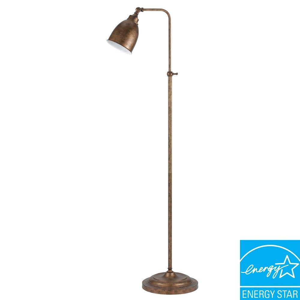 Cal Lighting 62 In Rust Metal Adjule Pharmacy Floor Lamp Bo Cal Lighting 62 In Rust Metal Adjule Pharmacy Floor Lamp