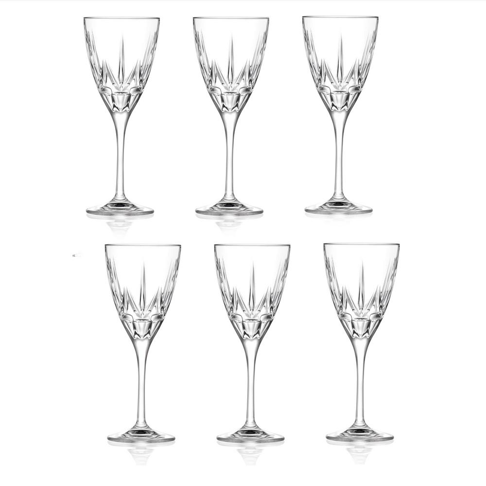 Lorren Home Trends Chic Red Wine Goblets By Set Chic Red Wine Goblets By Lorren Home Trends Set Of 6