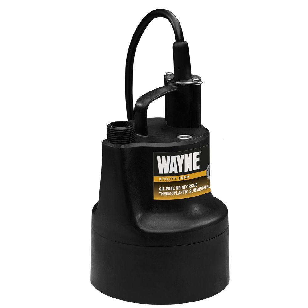 UPC 040066205445 product image for Wayne Commercial Pumps 1/10 HP Thermoplastic Utility Pump GFU110 | upcitemdb.com