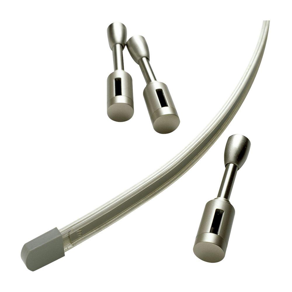 Progress Lighting Illuma Flex Brushed Nickel 6 Ft Track Progress Lighting Illuma Flex Brushed Nickel 6 Ft Track