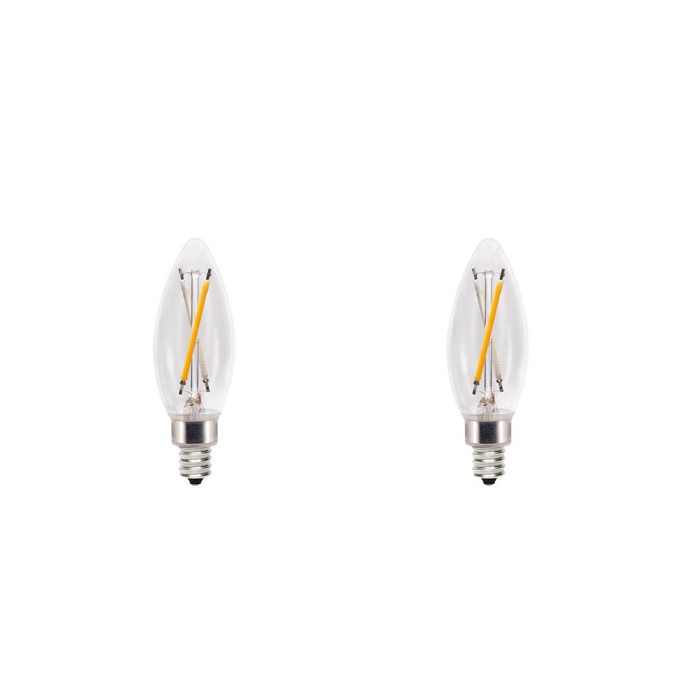 Cree Soft White Enclosed Fixture Rated Led Bulbs Light 25w Equivalent Soft White 2700k B11 Candelabra Exceptional Light Quality Dimmable E12 Led