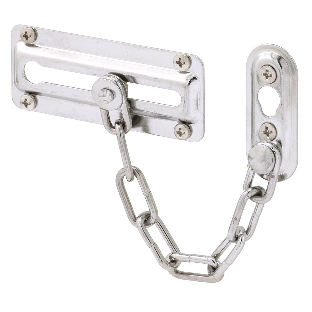 Prime-Line Chrome Plated Steel Chain Door Lock-S 4152 - The Home Depot