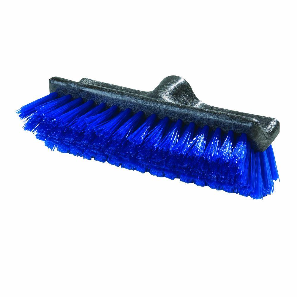Carlisle 10 inch Polypropylene Blue Dual Surface Scrub Brush (12-Pack) by Carlisle