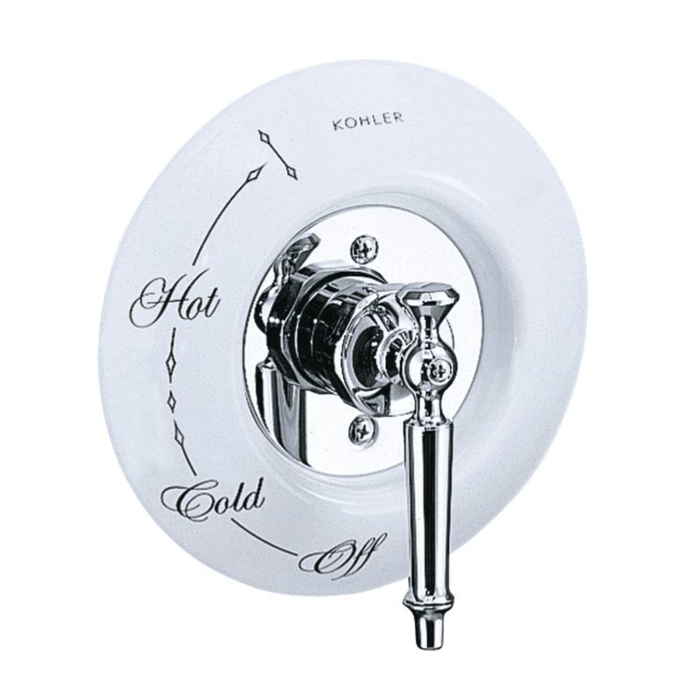 Kohler 7-1/2 inch Antique Ceramic Dial Plate in White by Kohler