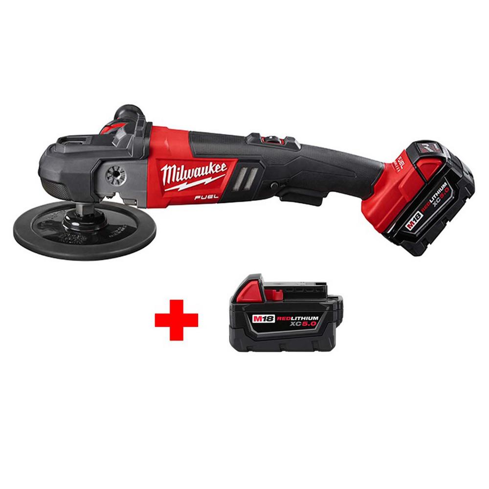 M18 FUEL 18-Volt Lithium-Ion Brushless Cordless 7 in. Variable Speed ...