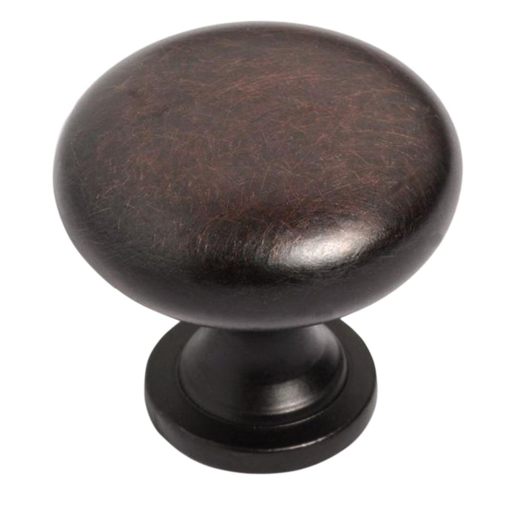 Dynasty Hardware 1 1 4 In Oil Rubbed Bronze Mushroom Cabinet Knob