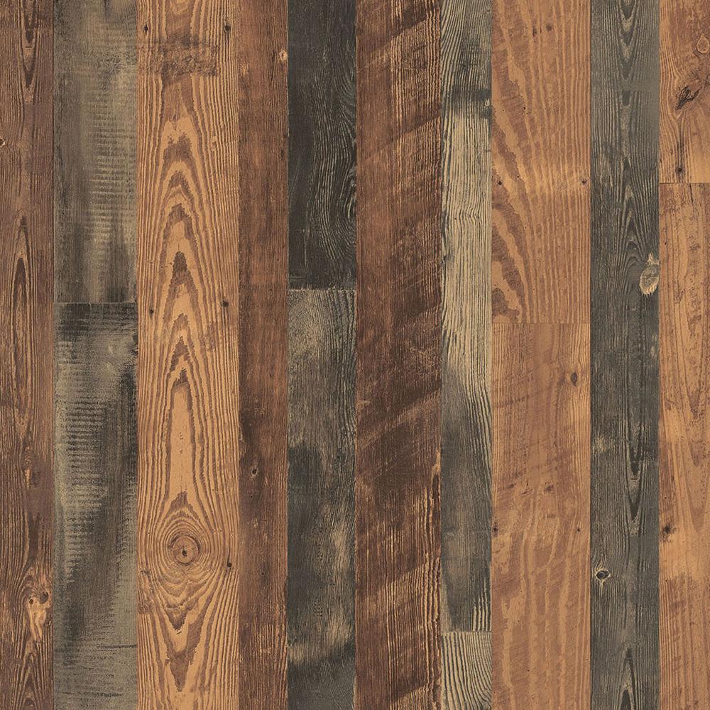 Wilsonart 3 in. x 5 in. Laminate Sample in Antique Bourbon Pine with ...