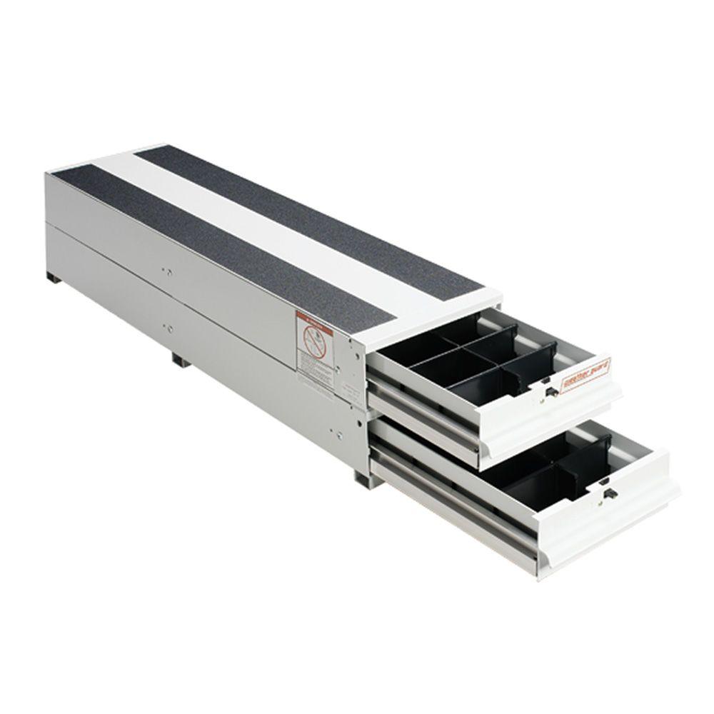 Weather Guard 12 25 In Aluminum Stacked Itemizer Van Drawer Unit